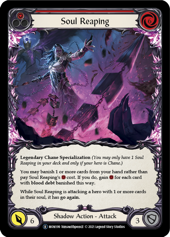 Soul Reaping [U-MON199-RF] (Monarch Unlimited)  Unlimited Rainbow Foil Supply