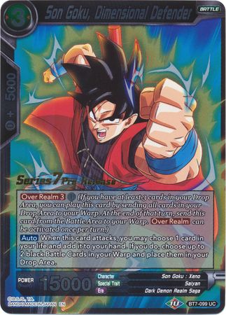 Son Goku, Dimensional Defender (BT7-099_PR) [Assault of the Saiyans Prerelease Promos] For Discount