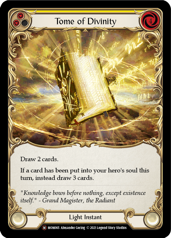 Tome of Divinity [U-MON065-RF] (Monarch Unlimited)  Unlimited Rainbow Foil For Discount