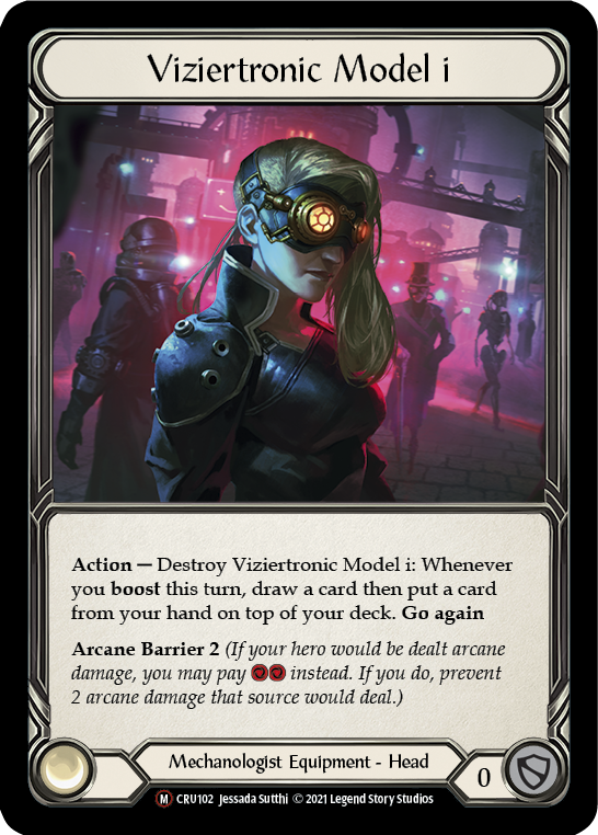 Viziertronic Model i [U-CRU102] (Crucible of War Unlimited)  Unlimited Rainbow Foil For Discount