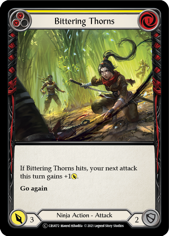 Bittering Thorns [U-CRU072] (Crucible of War Unlimited)  Unlimited Rainbow Foil For Discount