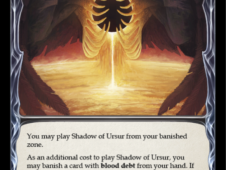 Shadow of Ursur [U-MON156-RF] (Monarch Unlimited)  Unlimited Rainbow Foil Discount