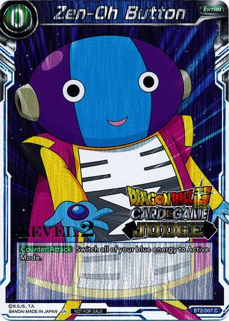 Zen-Oh Button (Level 2) (BT2-067) [Judge Promotion Cards] For Discount