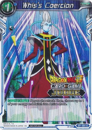 Whis s Coercion (BT1-055) [Judge Promotion Cards] Sale