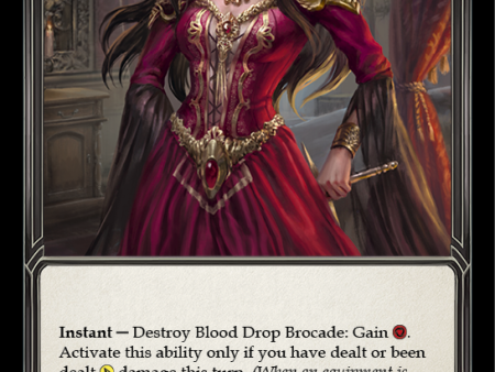 Blood Drop Brocade [MON238-CF] (Monarch)  1st Edition Cold Foil Sale