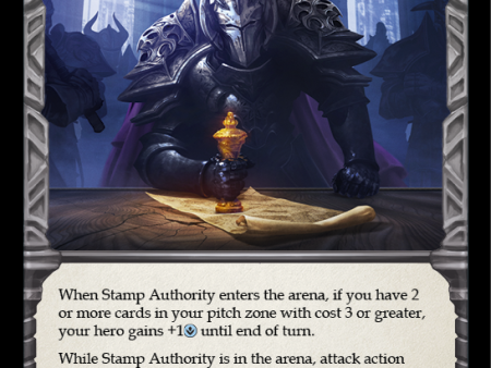 Stamp Authority [U-CRU028] (Crucible of War Unlimited)  Unlimited Normal For Cheap