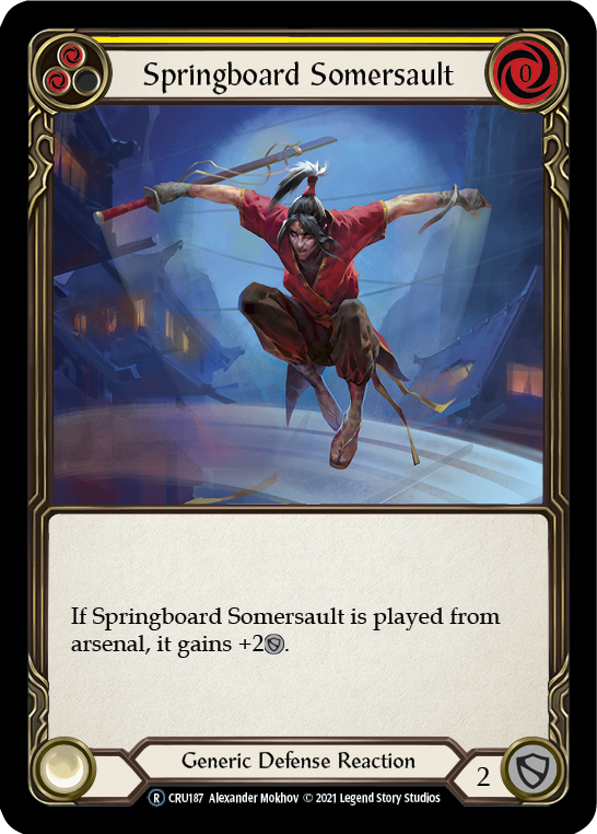 Springboard Somersault [U-CRU187] (Crucible of War Unlimited)  Unlimited Normal Hot on Sale