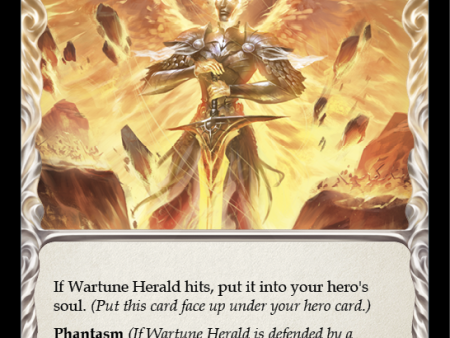 Wartune Herald (Red) [U-MON026-RF] (Monarch Unlimited)  Unlimited Rainbow Foil Hot on Sale