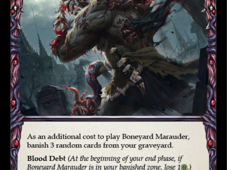 Boneyard Marauder (Red) [LEV009] (Monarch Levia Blitz Deck) Hot on Sale