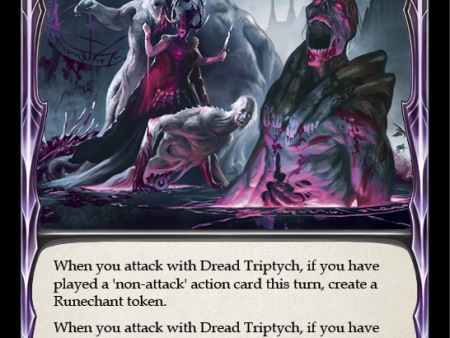 Dread Triptych [U-CRU142] (Crucible of War Unlimited)  Unlimited Rainbow Foil Hot on Sale