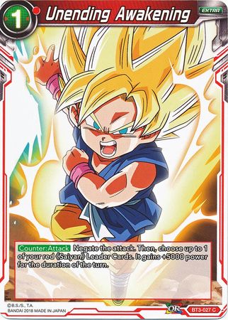 Unending Awakening (BT3-027) [Cross Worlds] on Sale