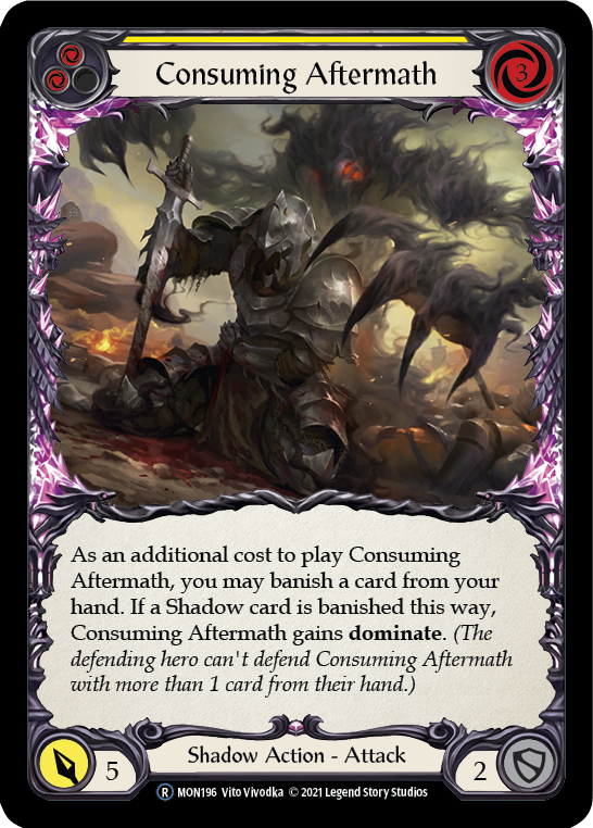 Consuming Aftermath (Yellow) [U-MON196] (Monarch Unlimited)  Unlimited Normal For Cheap