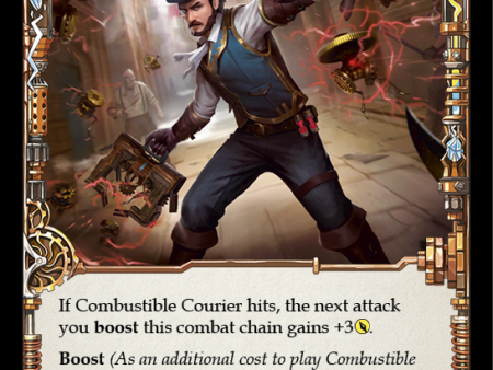 Combustible Courier (Yellow) [U-CRU110] (Crucible of War Unlimited)  Unlimited Normal Sale