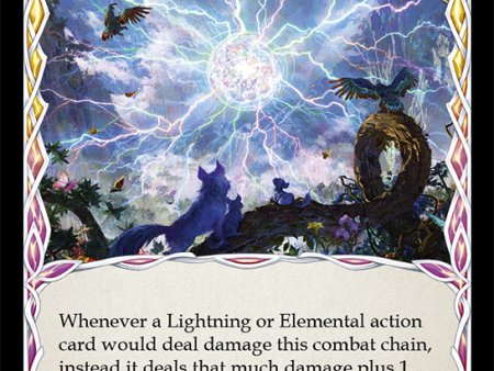 Ball Lightning (Red) [ELE186] (Tales of Aria)  1st Edition Rainbow Foil Online now