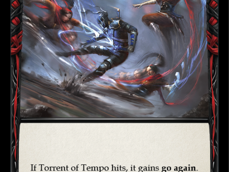 Torrent of Tempo (Blue) [U-CRU071] (Crucible of War Unlimited)  Unlimited Normal Sale