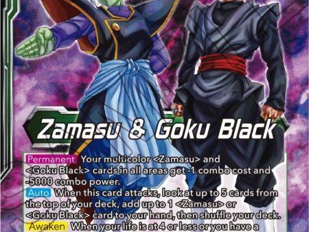 Zamasu & Goku Black    Zamasu & SS Rose Goku Black, Humanity s Destruction (BT23-072) [Perfect Combination] Supply