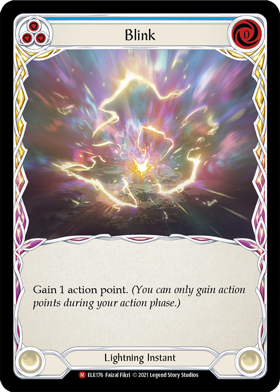 Blink [ELE176] (Tales of Aria)  1st Edition Rainbow Foil Supply