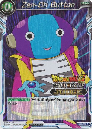 Zen-Oh Button (BT2-067) [Judge Promotion Cards] For Discount