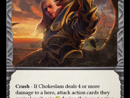 Chokeslam (Red) [U-CRU035] (Crucible of War Unlimited)  Unlimited Rainbow Foil Cheap