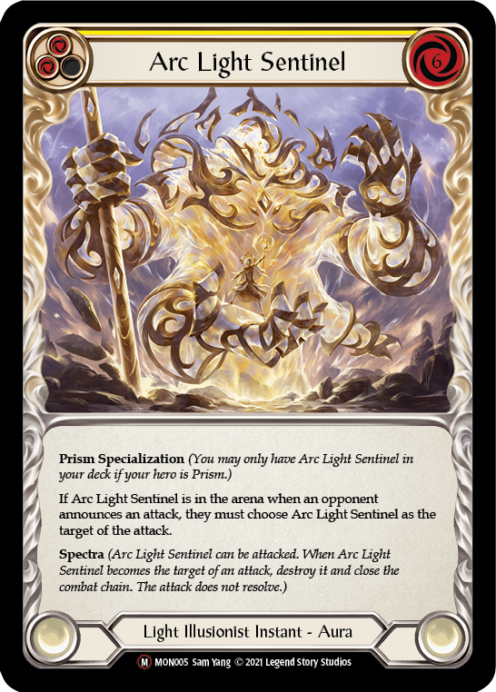 Arc Light Sentinel [U-MON005-RF] (Monarch Unlimited)  Unlimited Rainbow Foil Discount