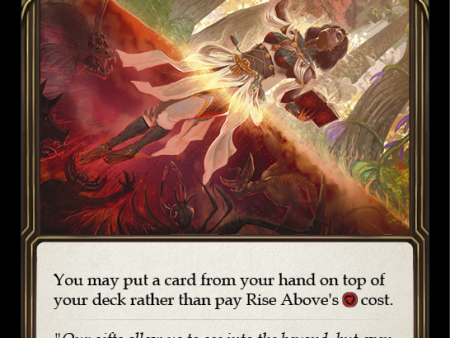 Rise Above (Yellow) [U-MON258-RF] (Monarch Unlimited)  Unlimited Rainbow Foil Discount