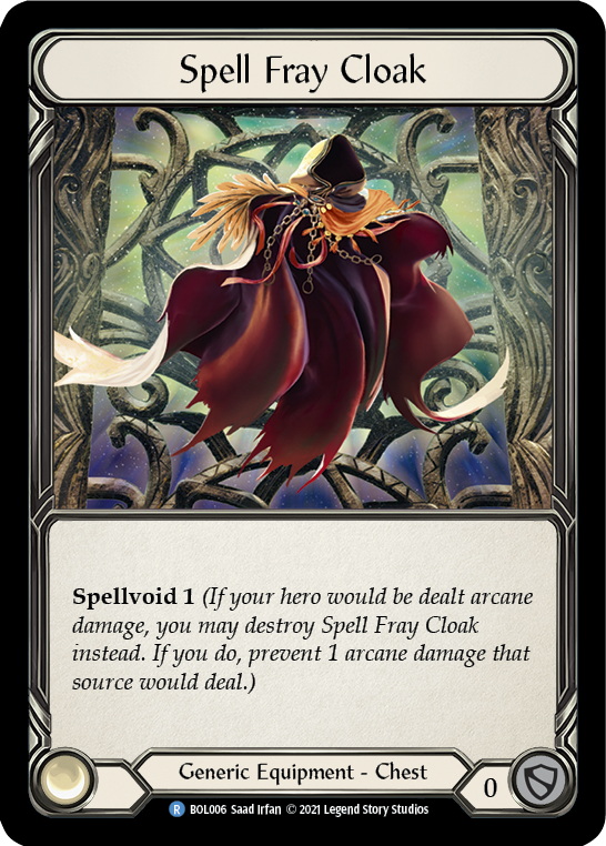 Spell Fray Cloak [BOL006] (Monarch Boltyn Blitz Deck) Discount