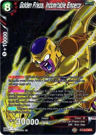 Golden Frieza, Indomitable Emperor (SPR) (BT6-017) [Destroyer Kings] Supply