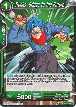 Trunks, Bridge to the Future (BT3-062) [Cross Worlds] Online Sale