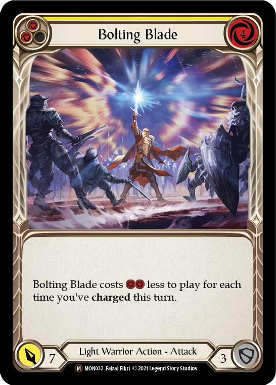 Bolting Blade [U-MON032-RF] (Monarch Unlimited)  Unlimited Rainbow Foil Sale