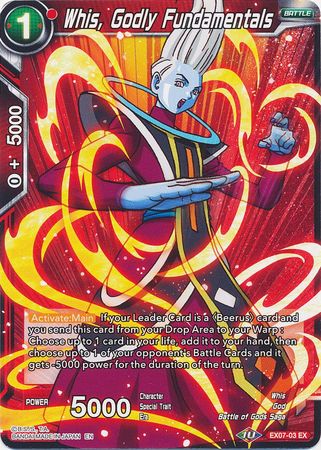 Whis, Godly Fundamentals (EX07-03) [Magnificent Collection Fusion Hero] Sale