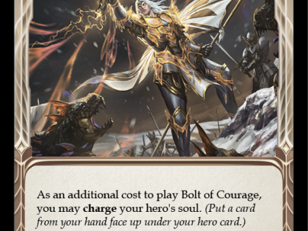 Bolt of Courage (Red) [U-MON042] (Monarch Unlimited)  Unlimited Normal Hot on Sale