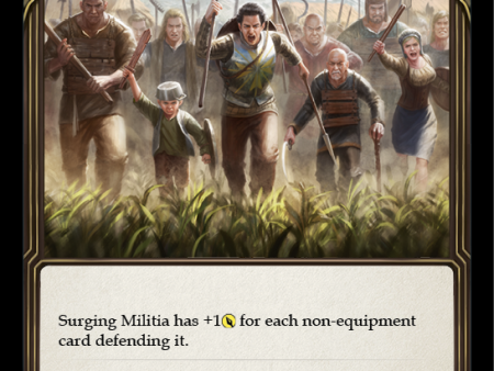 Surging Militia (Red) [U-MON287] (Monarch Unlimited)  Unlimited Normal For Discount