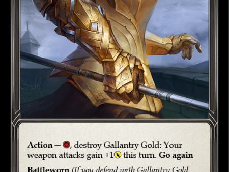 Gallantry Gold [BOL007] (Monarch Boltyn Blitz Deck) on Sale