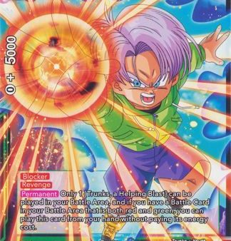 Trunks, a Helping Blast (Shop Tournament: Assault of Saiyans) (P-128) [Promotion Cards] Cheap