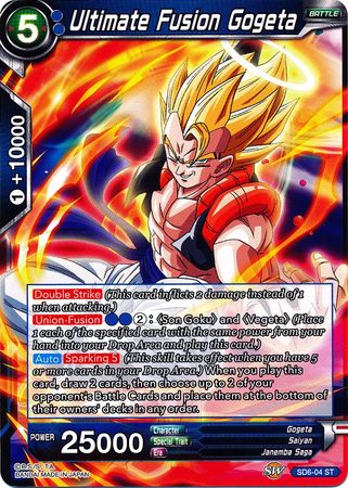 Ultimate Fusion Gogeta (Starter Deck - Resurrected Fusion) (SD6-04) [Miraculous Revival] Supply