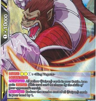 Absolute Defense Great Ape King Vegeta (BT3-092) [Cross Worlds] Hot on Sale