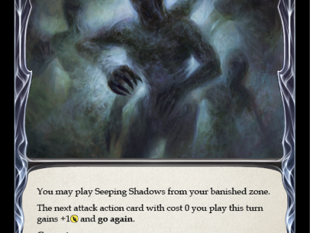 Seeping Shadows (Blue) [U-MON167-RF] (Monarch Unlimited)  Unlimited Rainbow Foil Online