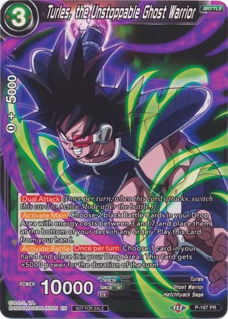 Turles, the Unstoppable Ghost Warrior (P-167) [Promotion Cards] Sale