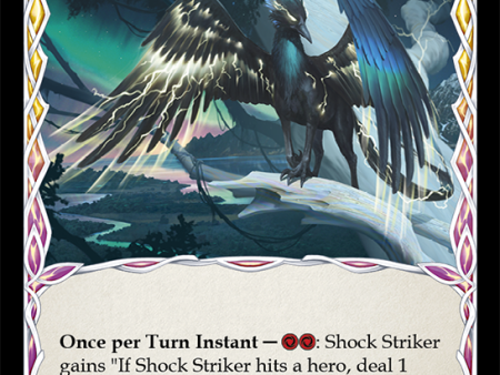 Shock Striker (Red) [ELE195] (Tales of Aria)  1st Edition Rainbow Foil Supply