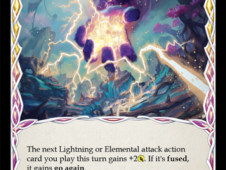 Weave Lightning (Yellow) [ELE181] (Tales of Aria)  1st Edition Rainbow Foil Online Hot Sale