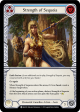 Strength of Sequoia (Blue) [ELE030] (Tales of Aria)  1st Edition Rainbow Foil Online Hot Sale