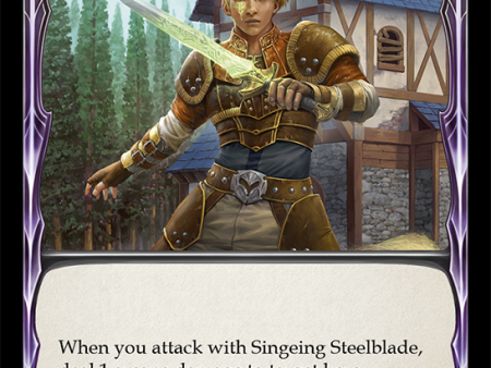 Singeing Steelblade (Blue) [ELE232] (Tales of Aria)  1st Edition Normal Sale