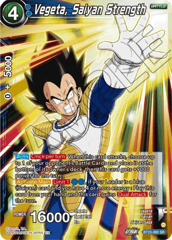 Vegeta, Saiyan Strength (BT23-060) [Perfect Combination] Online Sale