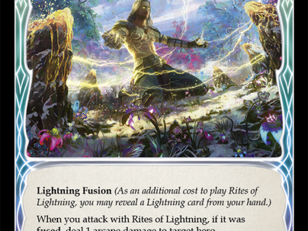 Rites of Lightning (Blue) [ELE072] (Tales of Aria)  1st Edition Normal For Cheap