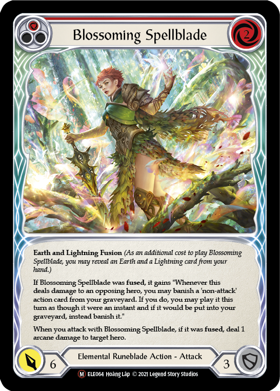 Blossoming Spellblade [U-ELE064] (Tales of Aria Unlimited)  Unlimited Normal Online