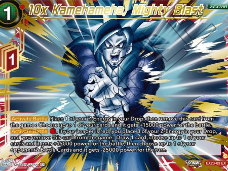 10x Kamehameha, Mighty Blast (EX23-03) [Premium Anniversary Box 2023] For Discount