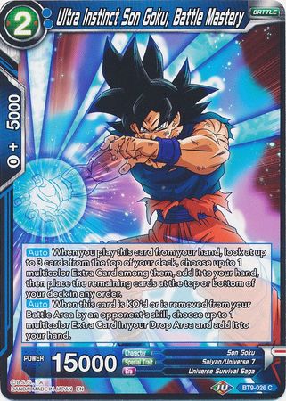 Ultra Instinct Son Goku, Battle Mastery (BT9-026) [Universal Onslaught] Cheap