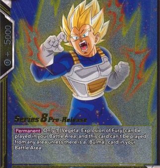 Vegeta, Explosion of Fury (BT8-071_PR) [Malicious Machinations Prerelease Promos] Sale