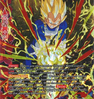 Vegeta, Prideful Hero (BT8-125) [Malicious Machinations] Sale