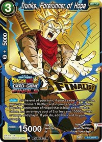 Trunks, Forerunner of Hope (Championship Final 2019) (Finalist) (P-139) [Tournament Promotion Cards] Supply